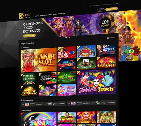 esc online casino estoril,casino pt